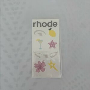 RHODE White Sticker Set